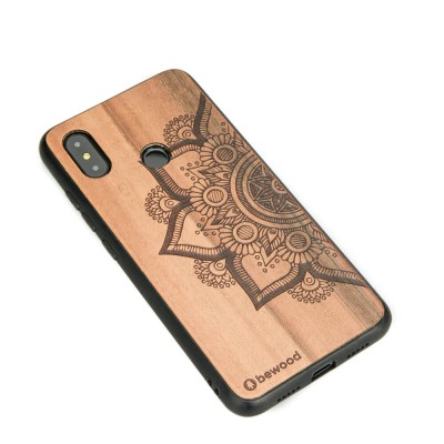 Obrazek 2 dla: Drewniane Etui Xiaomi Mi 8 MANDALA JABŁOŃ
