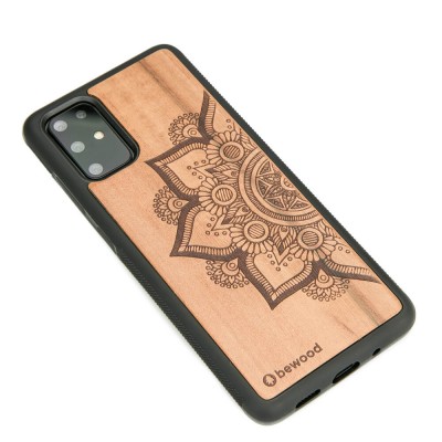 Obrazek 2 dla: Drewniane Etui na Samsung Galaxy S20+ MANDALA JABŁOŃ