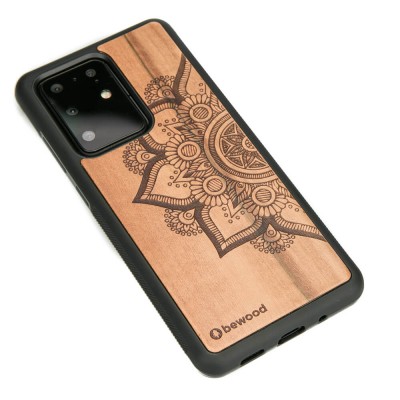 Obrazek 2 dla: Drewniane Etui na Samsung Galaxy S20 Ultra MANDALA JABŁOŃ