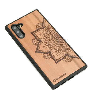 Obrazek 2 dla: Drewniane Etui na Samsung Galaxy NOTE 10 MANDALA JABŁOŃ