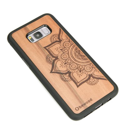 Picture 2 for: Samsung Galaxy S8+ Mandala Apple Tree Wood Case