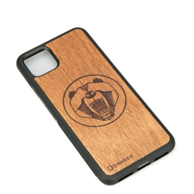 Picture 2 for: Google Pixel 4XL Bear Merbau Wood Case