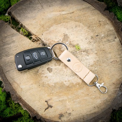 Picture 2 for: Leather Keychain  Pro  Genuine Leather  Natural