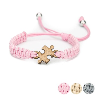 Picture for: Wooden Bracelet Lady Puzzel Anigre Cotton