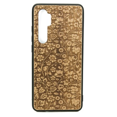 Picture for: Xiaomi Mi Note 10 Lite Flowers Anigre Wood Case