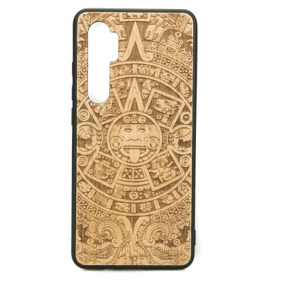 Picture for: Xiaomi Mi Note 10 Lite Aztec Calendar Anigre Wood Case
