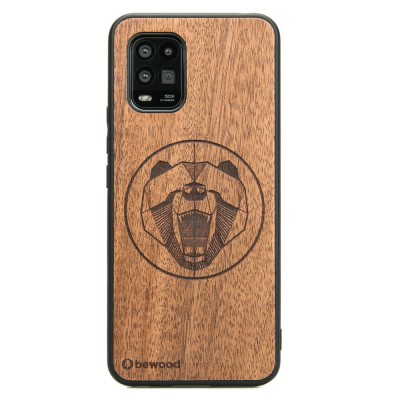 Obrazek dla: Drewniane Etui Xiaomi Mi 10 Lite NIEDŹWIEDŹ MERBAU