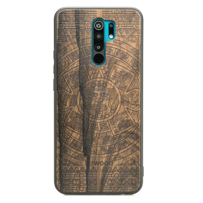 Picture for: Xiaomi Redmi 9 Aztec Calendar Ziricote Wood Case