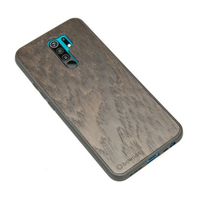 Obrazek 2 dla: Drewniane Etui Xiaomi Redmi 9 DĄB WĘDZONY