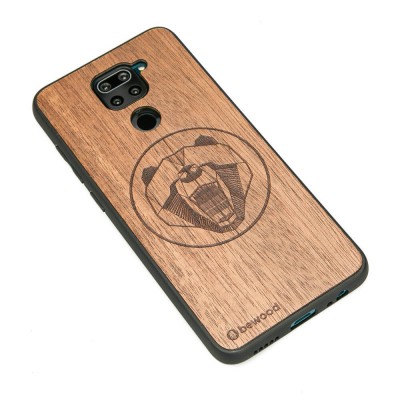 Picture 2 for: Xiaomi Redmi Note 9 Bear Merbau Wood Case