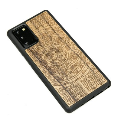 Picture 2 for: Samsung Galaxy Note 20 Aztec Calendar Frake Wood Case