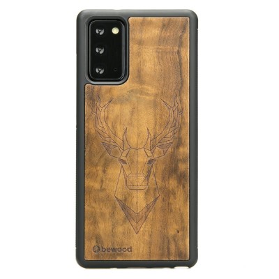 Obrazek dla: Drewniane Etui na Samsung Galaxy Note 20 JELEŃ IMBUIA