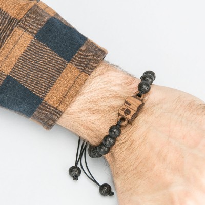 Picture 2 for: Wooden Bracelet Book Merbau Stone