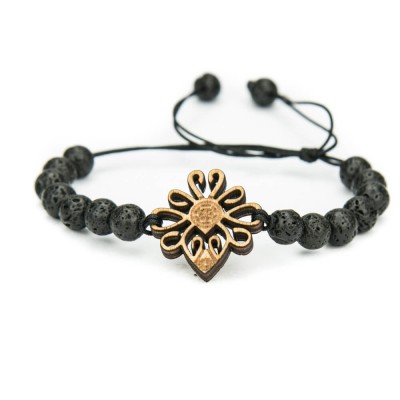 Picture for: Wooden Bracelet Parzenica Anigre Stone