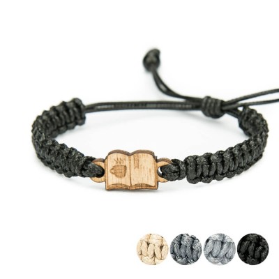 Picture for: Wooden Bracelet Book Anigre Cotton