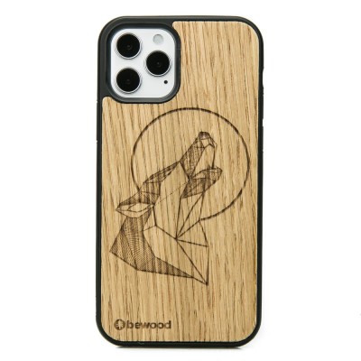 Obrazek dla: Drewniane Etui na iPhone 12 / 12 Pro WILK DĄB