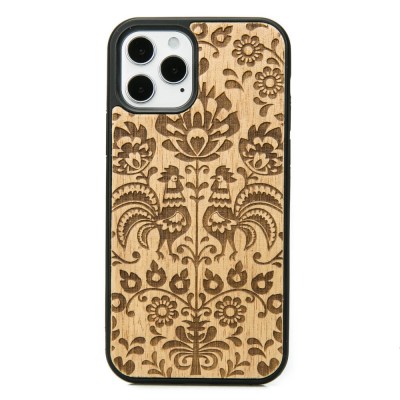 Picture for: Apple iPhone 12 / 12 Pro Polski Folk Anigre Wood Case