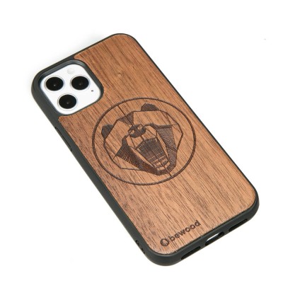 Picture 2 for: Apple iPhone 12 / 12 Pro Bear Merbau Wood Case