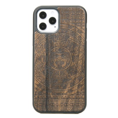 Picture for: Apple iPhone 12 / 12 Pro Aztec Calendar Ziricote Wood Case