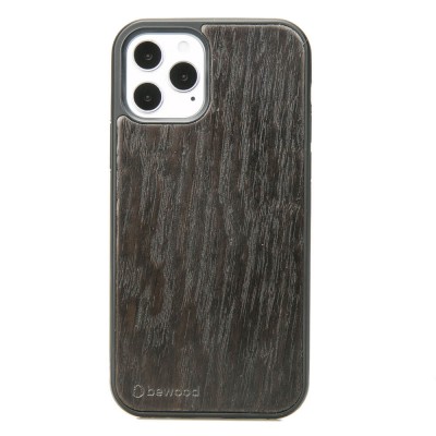 Obrazek dla: Drewniane Etui na iPhone 12 / 12 Pro DĄB WĘDZONY