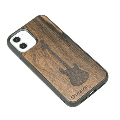 Obrazek 2 dla: Drewniane Etui na iPhone 12 Mini GITARA ZIRICOTE