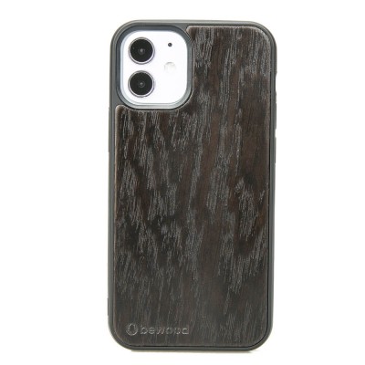 Obrazek dla: Drewniane Etui na iPhone 12 Mini DĄB WĘDZONY