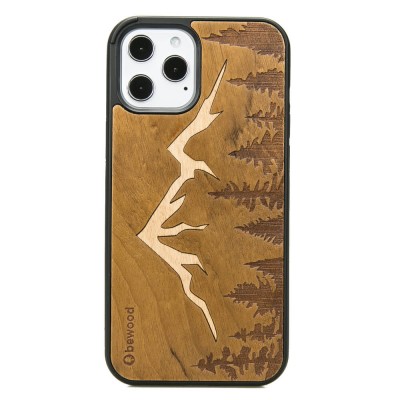Picture for: Apple iPhone 12 Pro Max Mountains Imbuia Wood Case