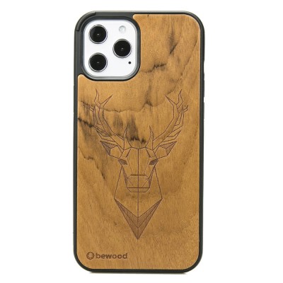 Picture for: Apple iPhone 12 Pro Max Deer Imbuia Wood Case