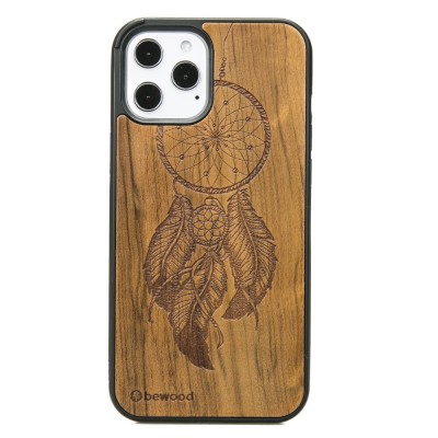 Obrazek dla: Drewniane Etui na iPhone 12 Pro Max ŁAPACZ SNÓW IMBUIA