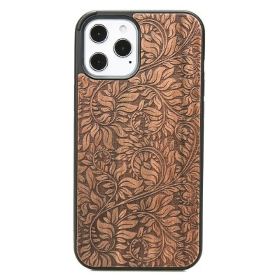 Obrazek dla: Drewniane Etui na iPhone 12 Pro Max LIŚCIE JABŁOŃ
