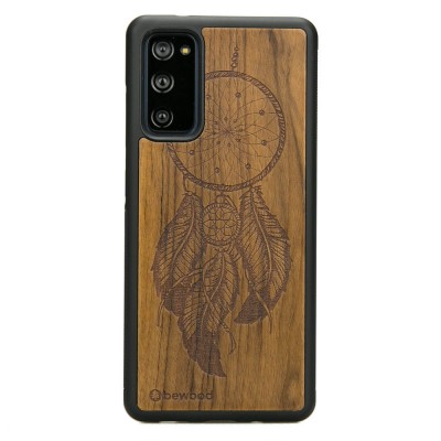 Obrazek dla: Drewniane Etui na Samsung Galaxy S20 FE ŁAPACZ SNÓW IMBUIA