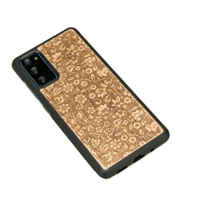 Obrazek 2 dla: Drewniane Etui na Samsung Galaxy S20 FE KWIATY POLNE ANIEGRE