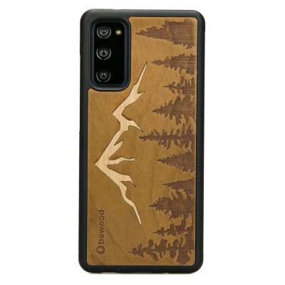 Picture for: Samsung Galaxy S20 FE Mountains Imbuia Wood Case