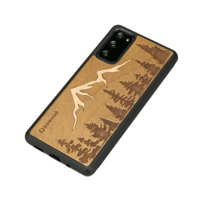 Picture 2 for: Samsung Galaxy S20 FE Mountains Imbuia Wood Case