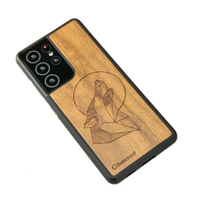 Obrazek 2 dla: Drewniane Etui na Samsung Galaxy S21 Ultra WILK IMBUIA