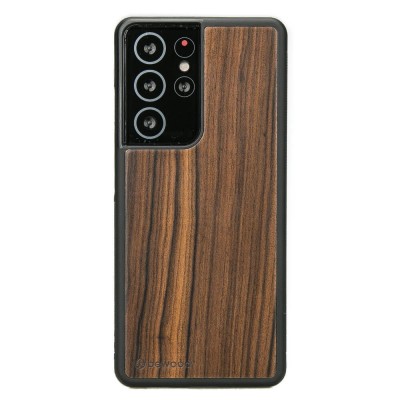 Obrazek dla: Drewniane Etui na Samsung Galaxy S21 Ultra PALISANDER SANTOS