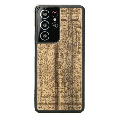Picture for: Samsung Galaxy S21 Ultra Aztec Calendar Frake Wood Case