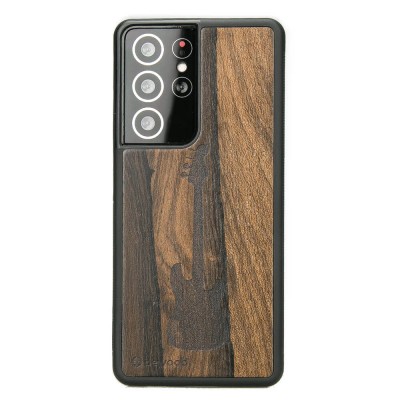 Obrazek dla: Drewniane Etui na Samsung Galaxy S21 Ultra GITARA ZIRICOTE