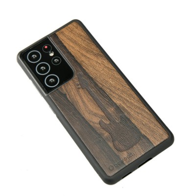 Obrazek 2 dla: Drewniane Etui na Samsung Galaxy S21 Ultra GITARA ZIRICOTE