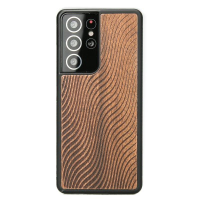Picture for: Samsung Galaxy S21 Ultra Waves Merbau Wood Case