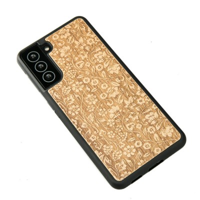 Picture 2 for: Samsung Galaxy S21 Flowers Anigre Wood Case