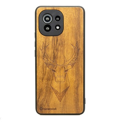 Obrazek dla: Drewniane Etui Xiaomi Mi 11 JELEŃ IMBUIA