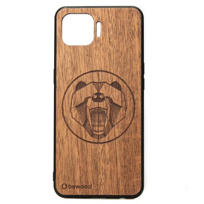 Picture for: OPPO Reno 4  Lite Bear Merbau Wood Case