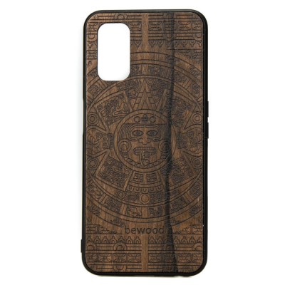 Picture for: Realme 7 5G Aztec Calendar Ziricote Wood Case