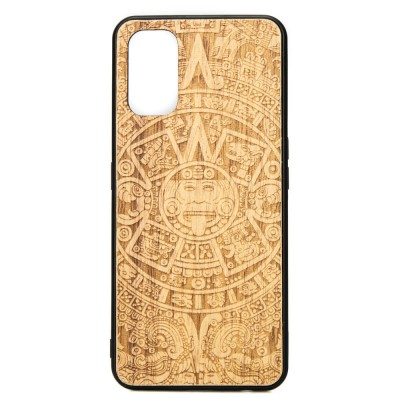 Picture for: Realme 7 Pro Aztec Calendar Anigre Wood Case