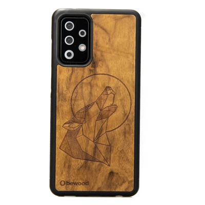 Obrazek dla: Drewniane Etui na Samsung Galaxy A72 5G WILK IMBUIA