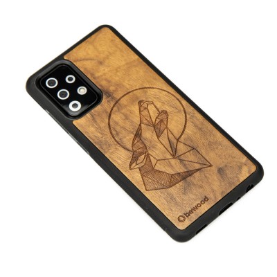 Obrazek 2 dla: Drewniane Etui na Samsung Galaxy A72 5G WILK IMBUIA