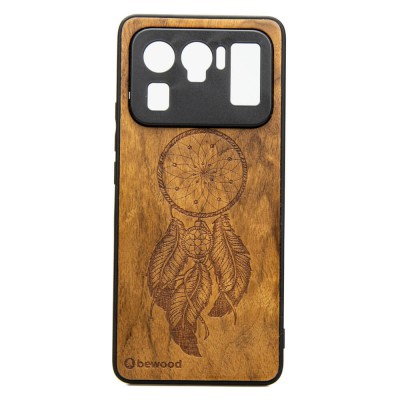 Obrazek dla: Drewniane Etui Xiaomi Mi 11 Ultra ŁAPACZ SNÓW IMBUIA