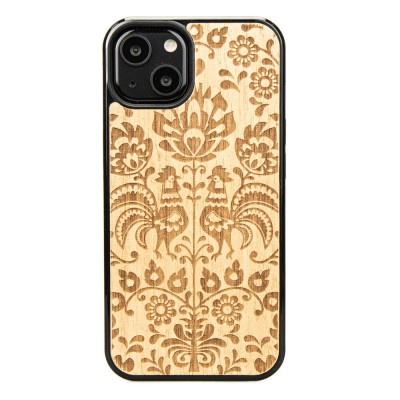 Obrazek dla: Drewniane Etui na iPhone 13 POLSKI FOLK ANIEGRE