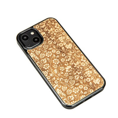 Obrazek 2 dla: Drewniane Etui na iPhone 13 KWIATY POLNE ANIEGRE